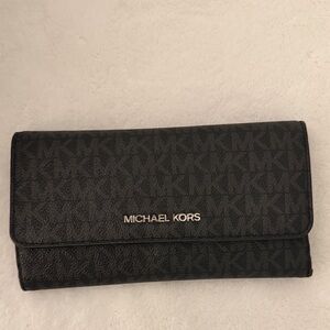 Michael Kors Black Logo Clutch